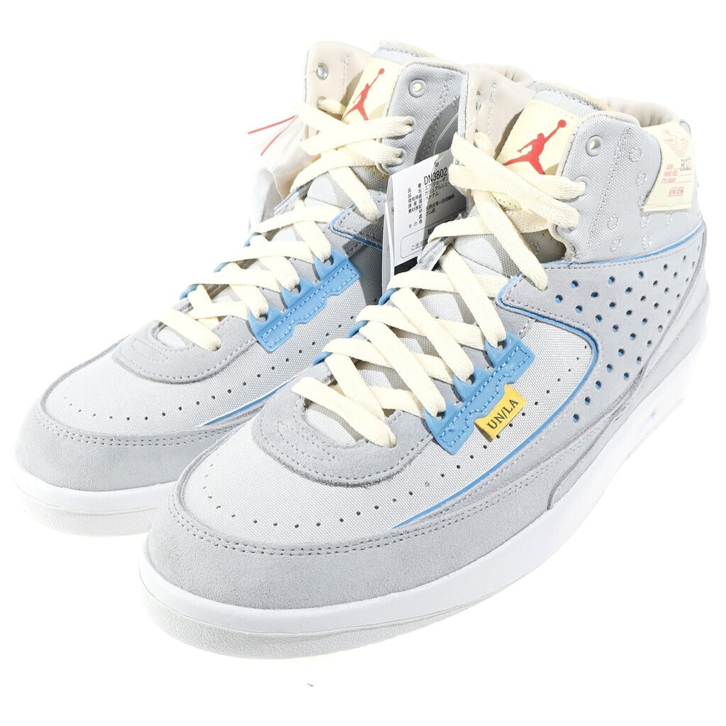 NIKE(ナイキ) ×UNION AIR JORDAN 2 RETRO SP DN3802-001 ユニオン エアジョーダン2 レトロ ミッドカットスニーカー ブルー/グレー US9/27cm