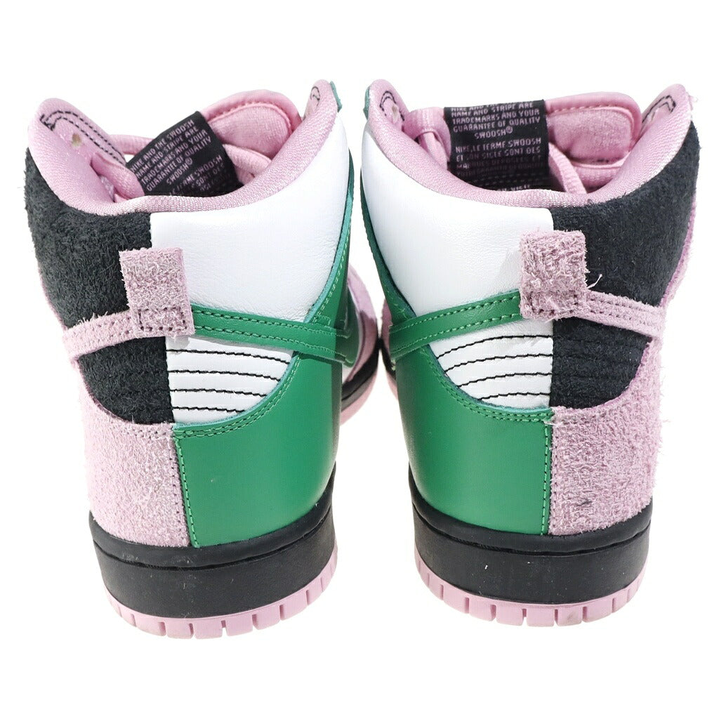NIKE SB(ナイキエスビー) DUNK HIGH PRO PRM INVERT CELTICS CU7349-001 ダンク プロ インバートセルティックス ハイカットスニーカー ブラック/ピンク/ホワイト/グリーン US9/27cm