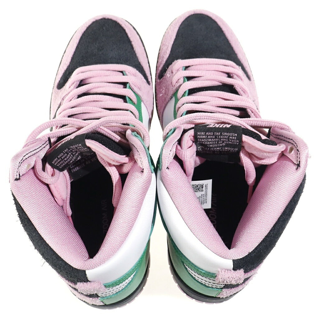 NIKE SB(ナイキエスビー) DUNK HIGH PRO PRM INVERT CELTICS CU7349-001 ダンク プロ インバートセルティックス ハイカットスニーカー ブラック/ピンク/ホワイト/グリーン US9/27cm