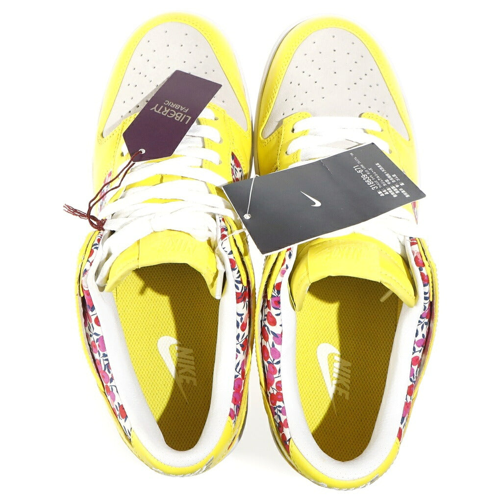 NIKE(ナイキ) 【観賞用 2008年製】 WMNS DUNK LOW PREMIUM 318639-671 ウィメンズ ダンクロー ローカットスニーカー イエロー US10.5/27.5cm