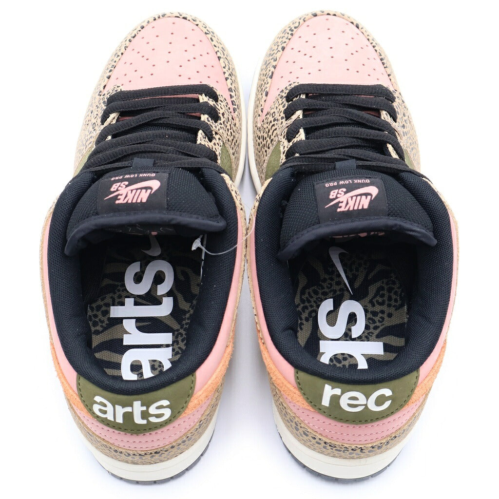 NIKE SB(ナイキエスビー) ×Arts Rec DUNK LOW PRO IH3211-200 アーツレック ダンク プロ ローカットスニーカー グリーン/ピンク US9/27cm