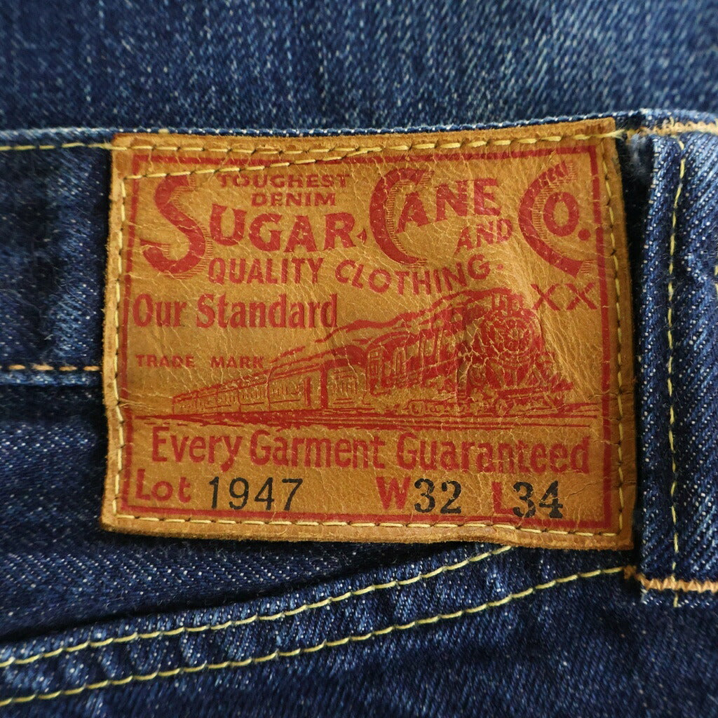 SUGAR CANE(シュガーケーン) 1947 Standard Denim スタンダードデニム ボタンフライ インディゴ