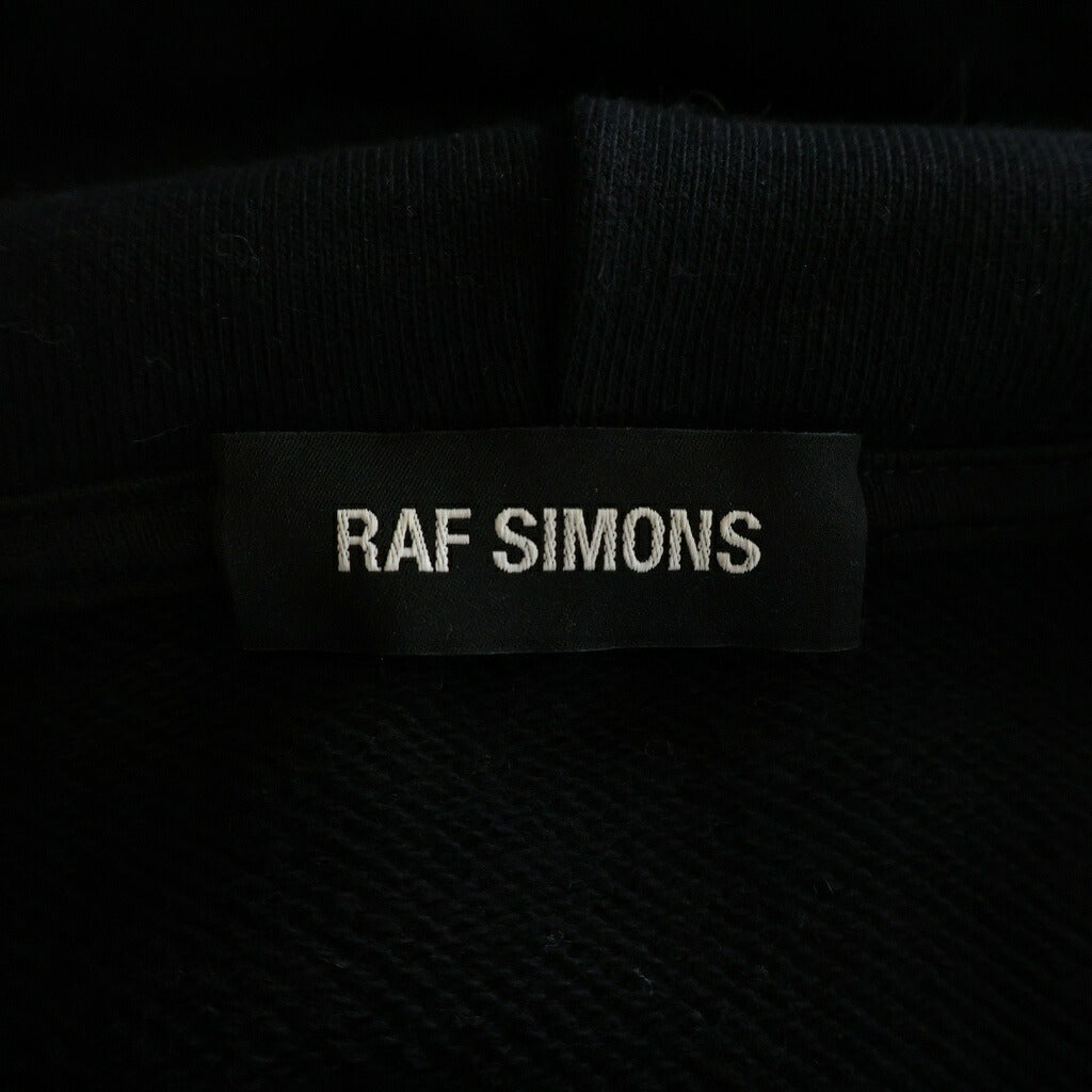 RAF SIMONS(ラフシモンズ) 19SS PUNKETTE HOODY フロントプリント フーディ プルオーバー ブラック 191-164