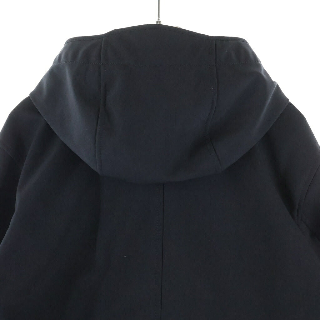 STONE ISLAND(ストーンアイランド) 21AW SOFT SHELL-R E.DYE TECHNOLOGY ジップアップ フーディ ジャケット ブラック 7515Q0122