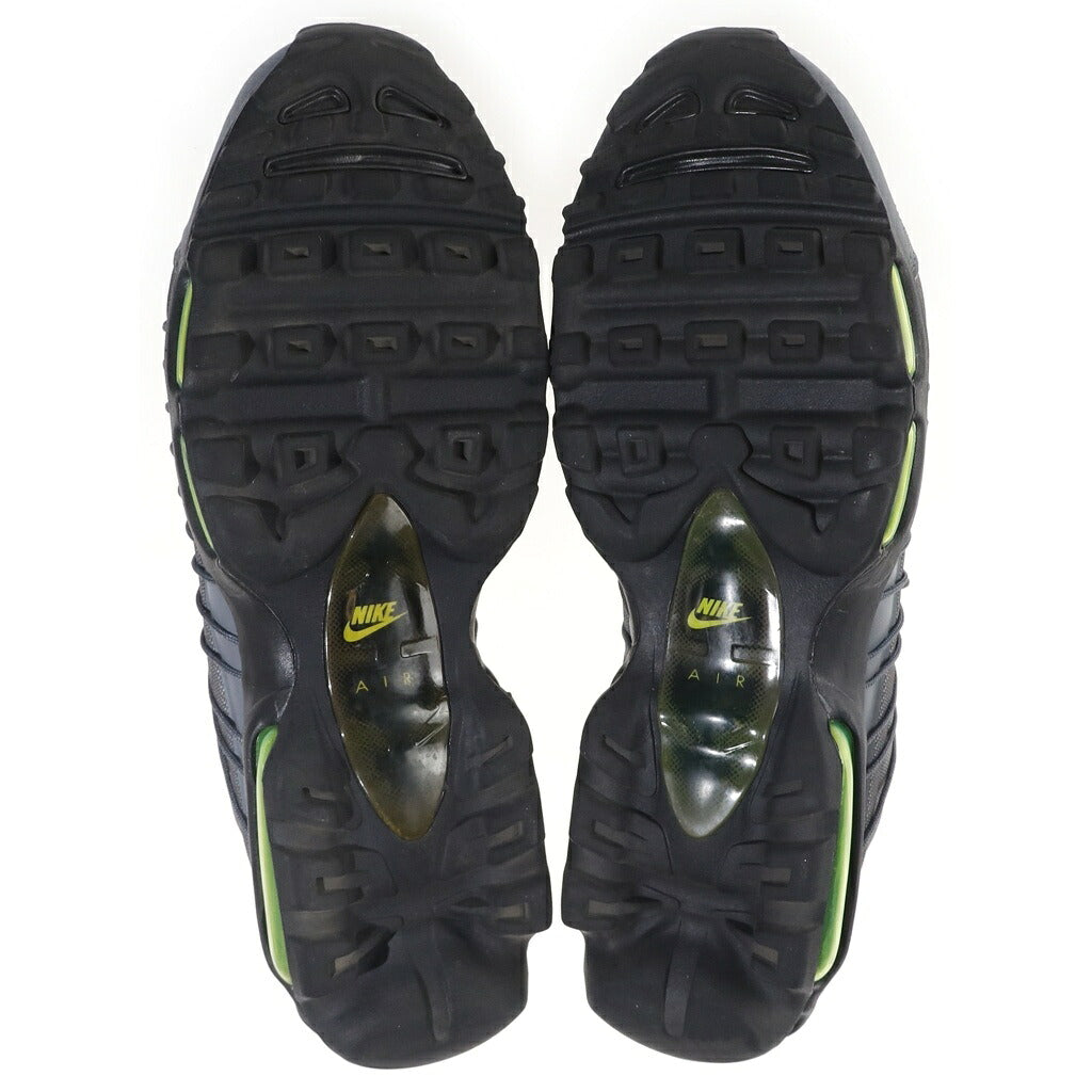 NIKE(ナイキ) 【観賞用 2016年製】 AIR MAX ULTRA SE 845033-007 エアマックス 95 ウルトラ ローカットスニーカー グレー/イエロー US10/28cm