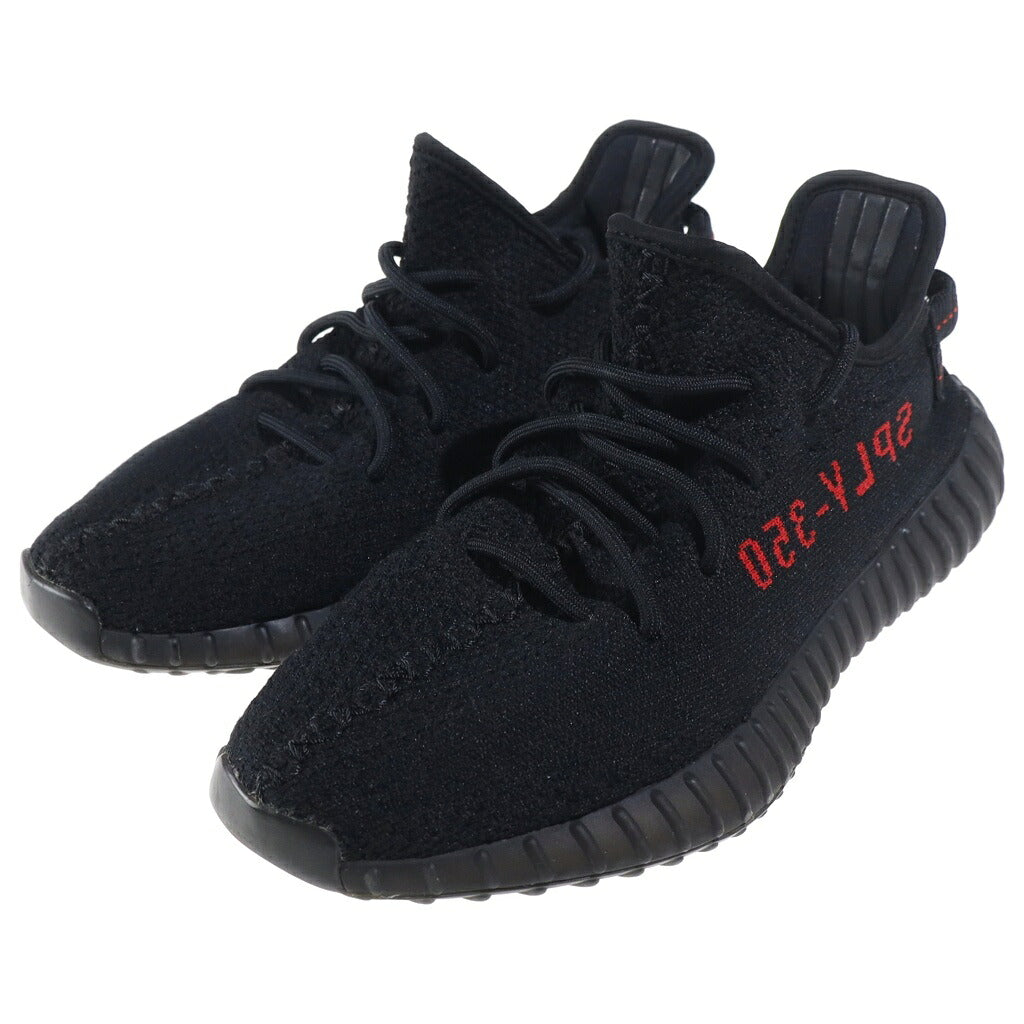 adidas(アディダス) YEEZY BOOST 350 V2 イージーブースト (2020) ローカットスニーカー ブラック/レッド US9/27cm CP9652
