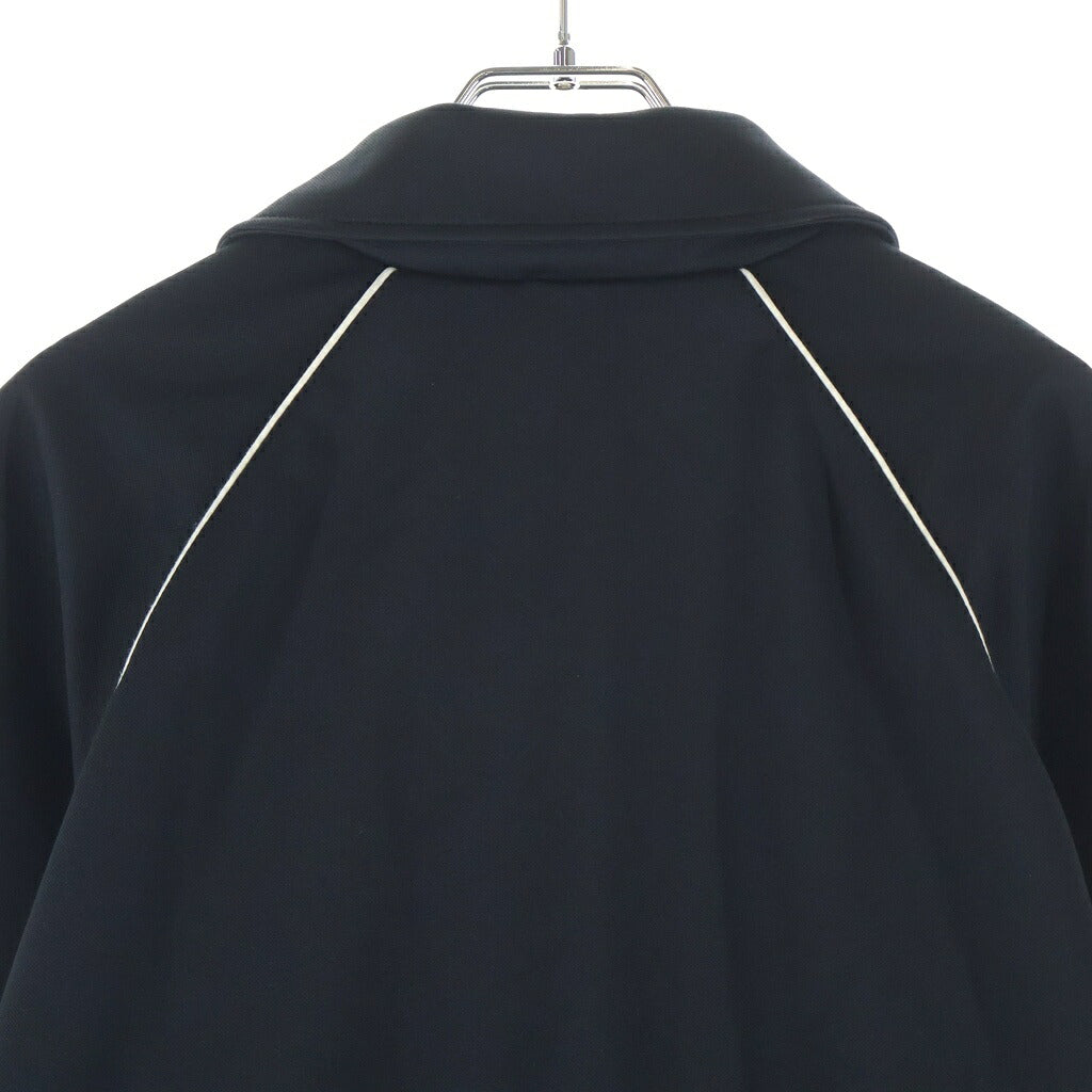 AMIRI(アミリ) ロゴエンブロイダリーデザイン ジップアップ トラックジャケット ジャージー ブラック SRAM426JA072SMRP0L0