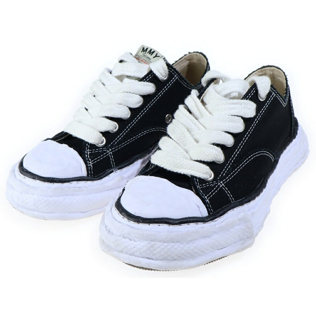 MAISON MIHARAYASUHIRO(メゾンミハラヤスヒロ) PETERSON 23 Original Sole Canvas Low Top Sneaker ピーターソン23 ローカットスニーカー シューズ ブラック/ホワイト A11FW702