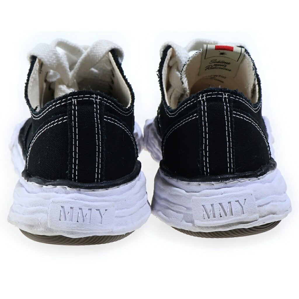 MAISON MIHARAYASUHIRO(メゾンミハラヤスヒロ) PETERSON 23 Original Sole Canvas Low Top Sneaker ピーターソン23 ローカットスニーカー シューズ ブラック/ホワイト A11FW702