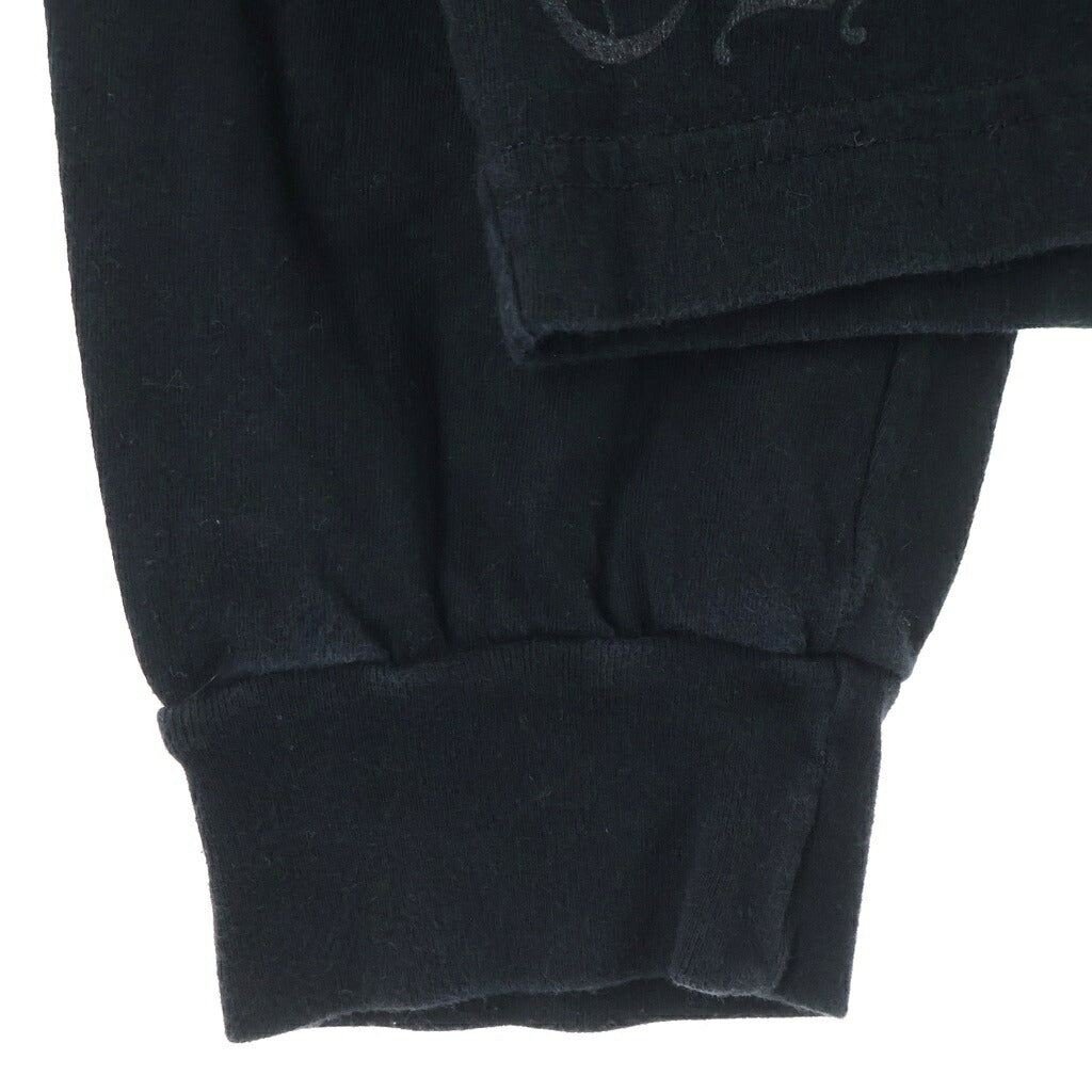 CHROME HEARTS(クロムハーツ) CH L/S 1 STAFF EXCLUSIVE ホースシュープリント グリッター 長袖カットソー STAFF限定 ブラック