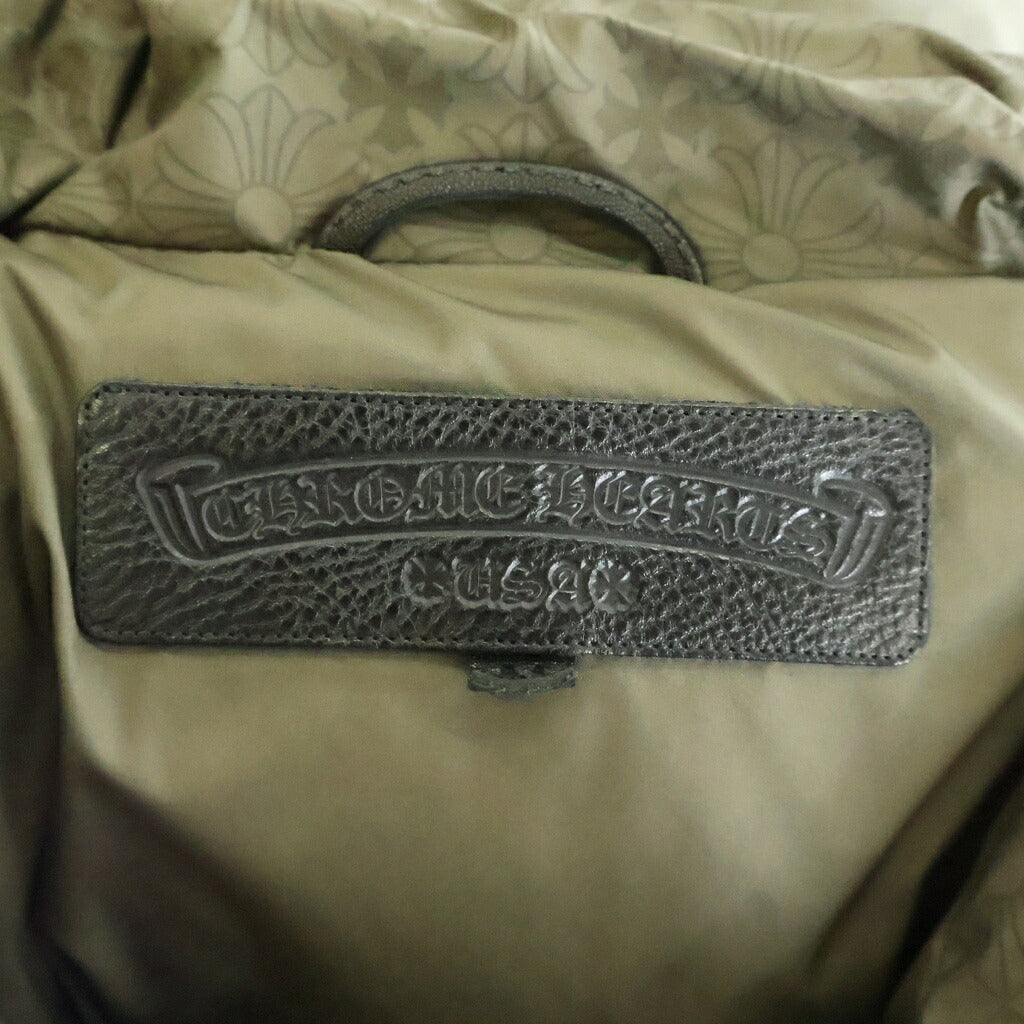 CHROME HEARTS(クロムハーツ) STIFF V2 FBRC スティッフ CHプラス総柄クロスボールボタンダウンジャケット カーキ