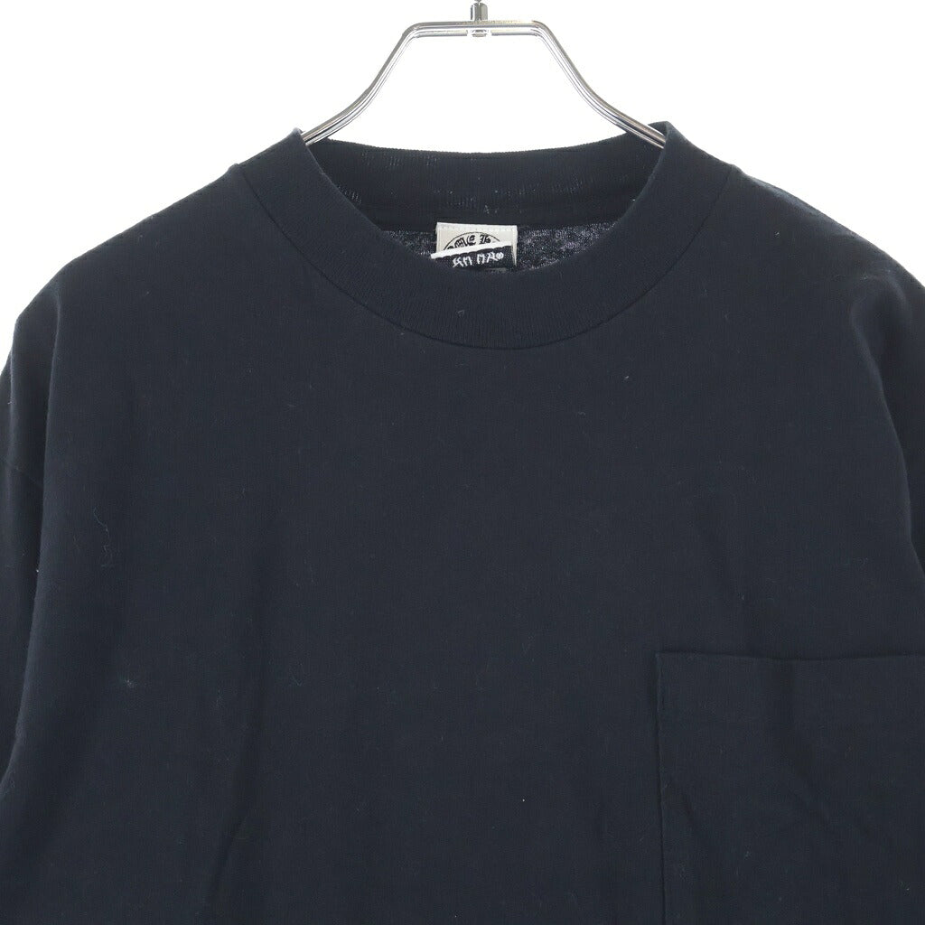 CHROME HEARTS(クロムハーツ) OLD 袖マルチロゴデザイン クルーネック ロングスリーブ 長袖Tシャツ カットソー ブラック