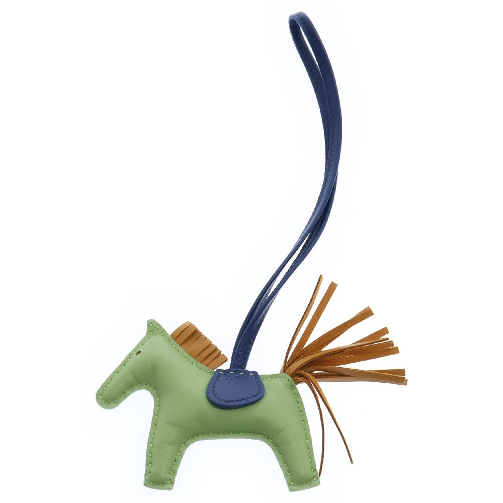 HERMES(エルメス) ロデオチャームPM ヴェールクリケット×セサミ×ブルードマルト アニョーミロ Y刻印