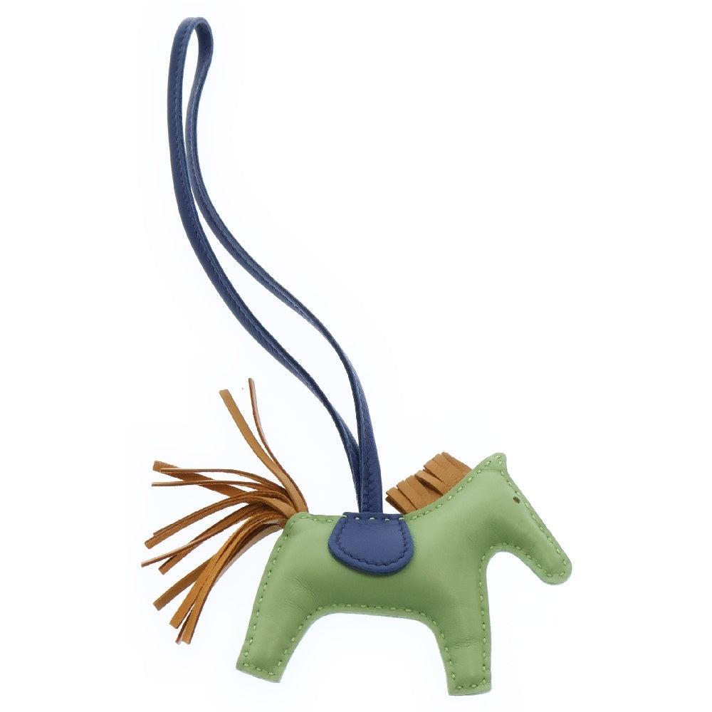 HERMES(エルメス) ロデオチャームPM ヴェールクリケット×セサミ×ブルードマルト アニョーミロ Y刻印