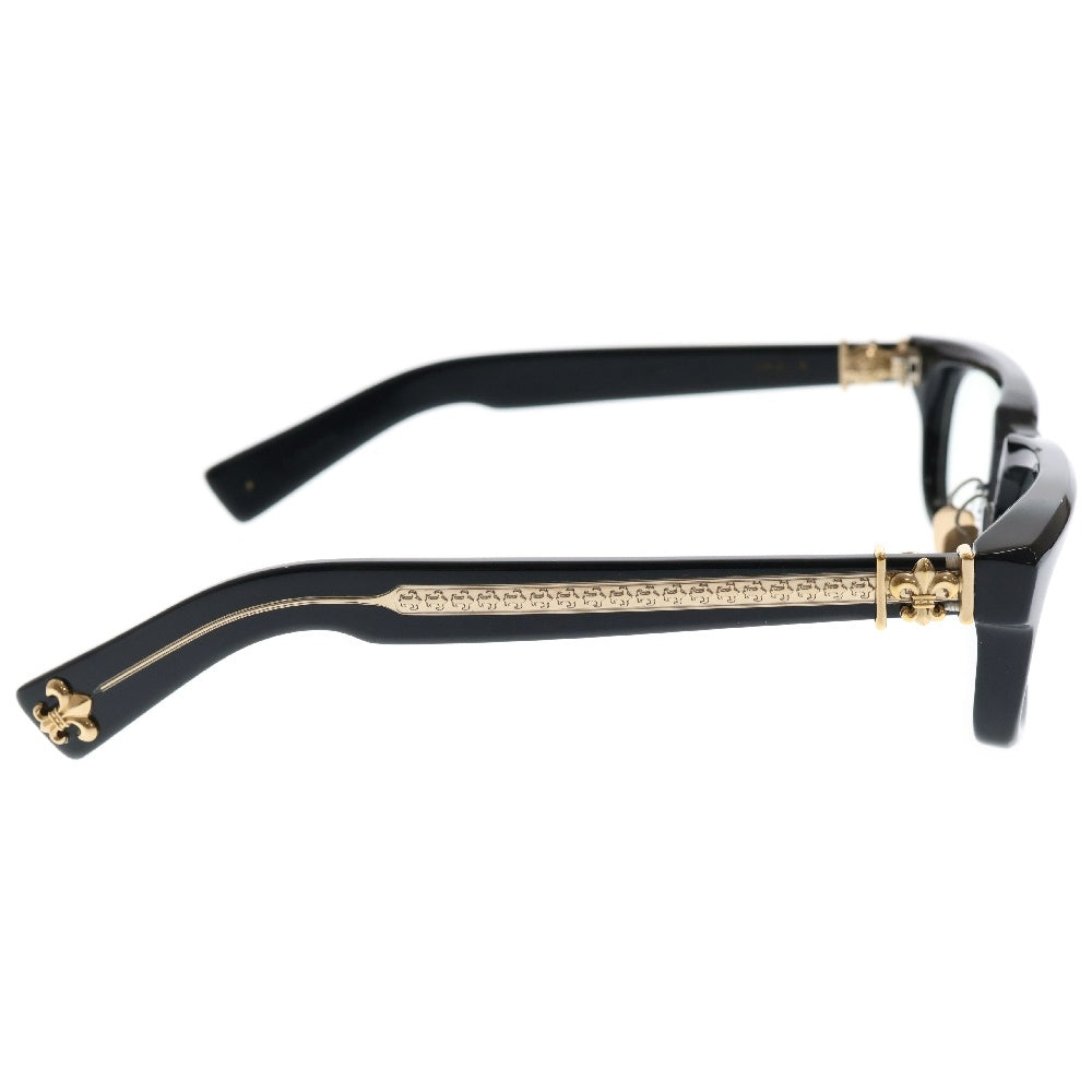 CHROME HEARTS(クロムハーツ) SPLAT-A BSフレアテンプル アイウェア サングラス メガネ ブラック/ゴールド