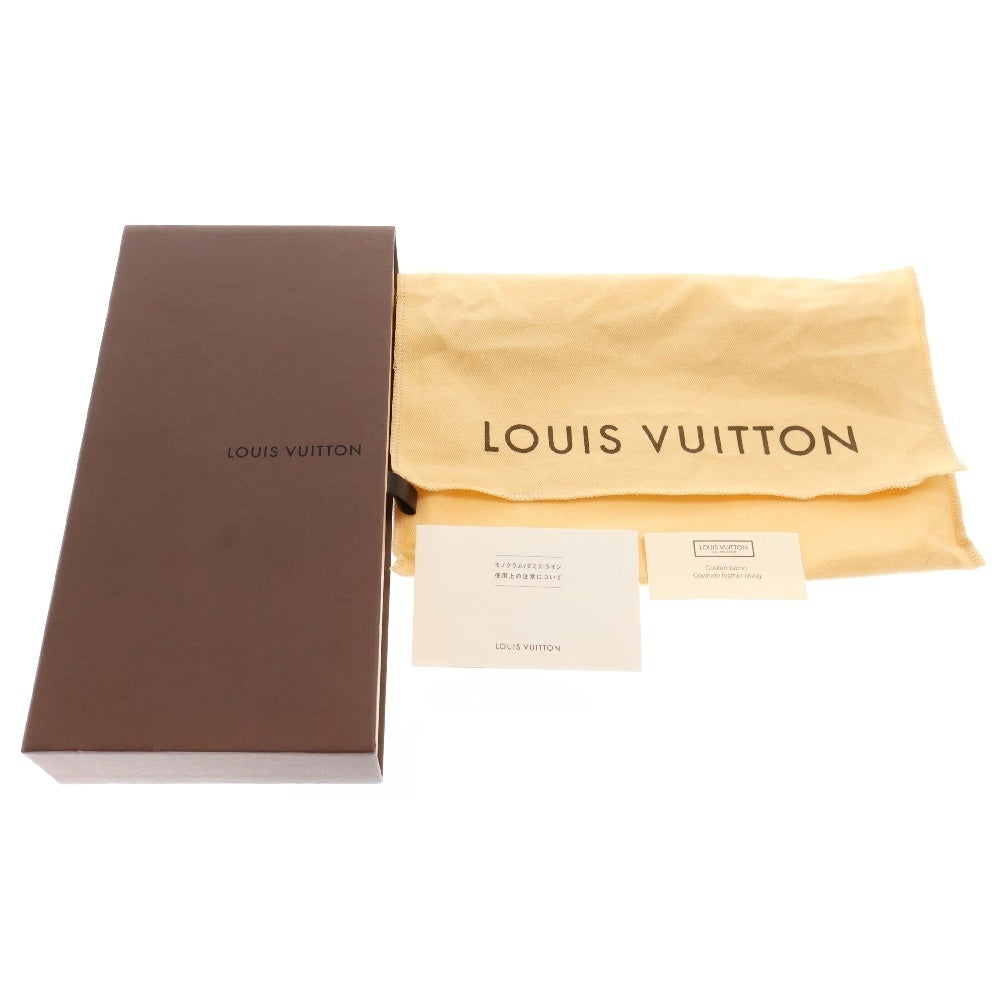 LOUIS VUITTON(ルイヴィトン) モノグラム ポルトフォイユアンソリット ロングウォレット 二つ折り財布 ブラウン×ピンク M66568 イニシャル入り