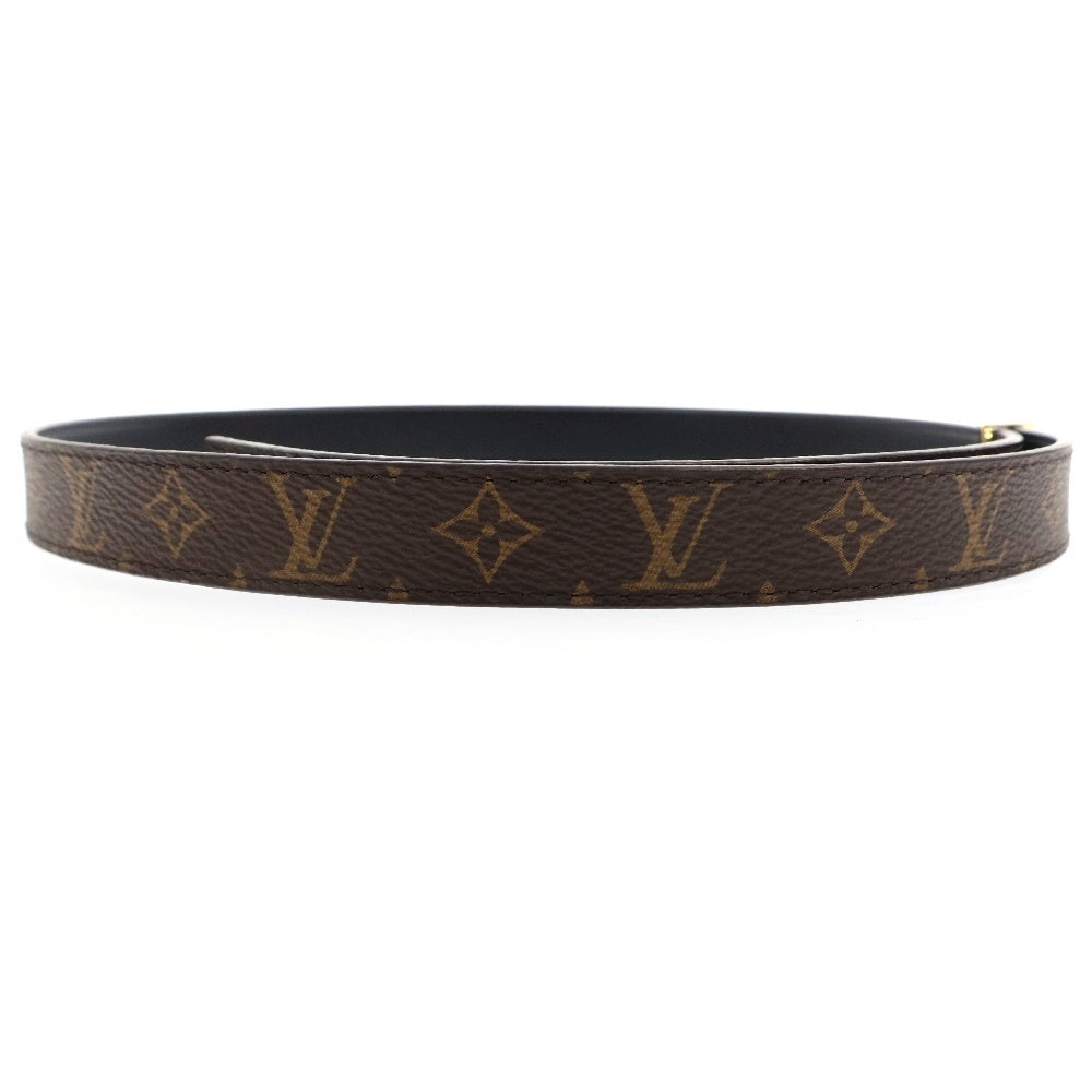 LOUIS VUITTON(ルイヴィトン) モノグラム サンチュール LVアイコニック ベルト ブラウン ゴールド金具 PVCレザー ユニセックス M0431