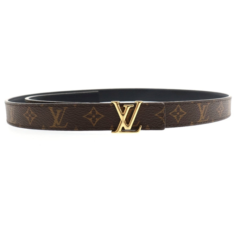 LOUIS VUITTON(ルイヴィトン) モノグラム サンチュール LVアイコニック ベルト ブラウン ゴールド金具 PVCレザー ユニセックス M0431