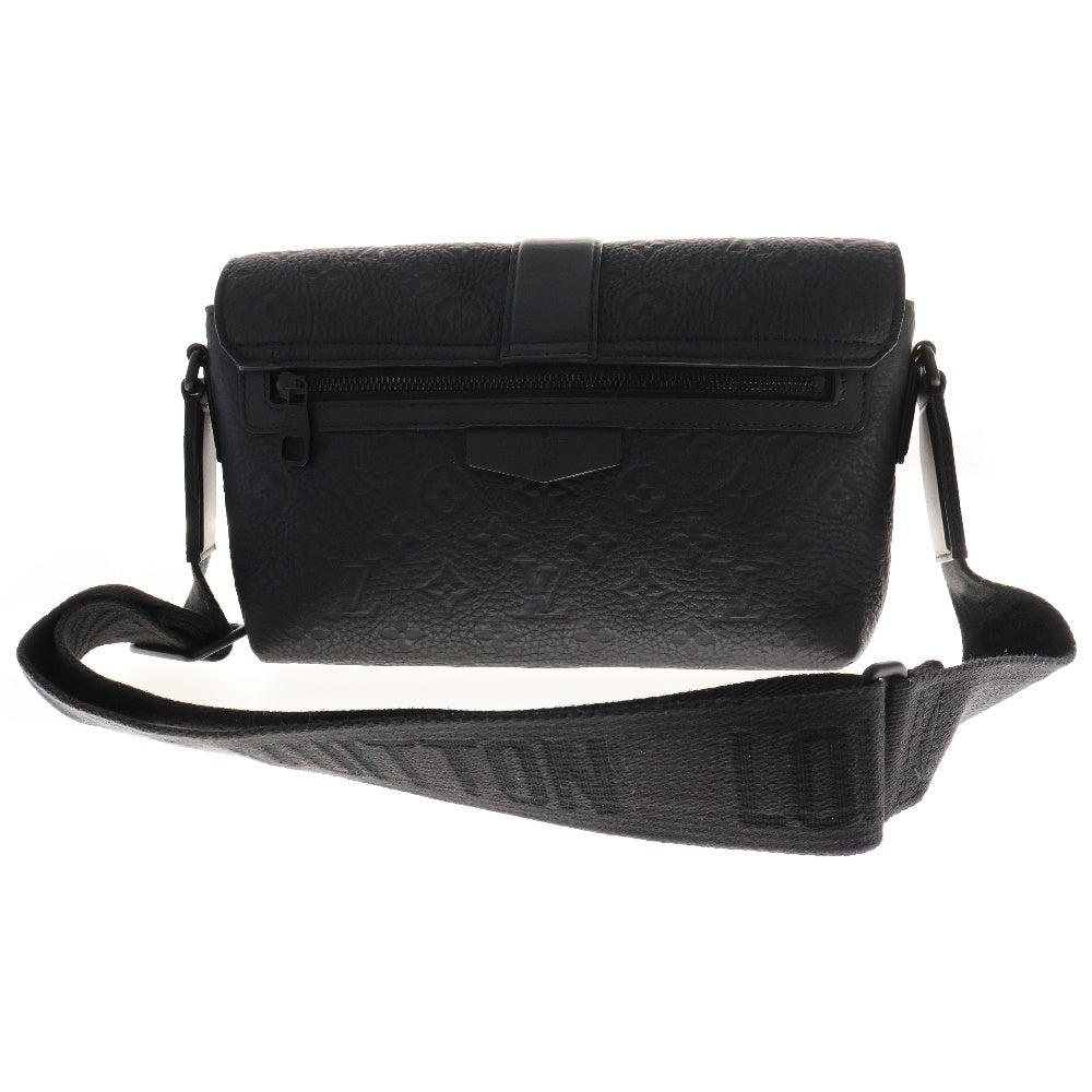 LOUIS VUITTON(ルイヴィトン) モノグラムトリヨン Sケープ メッセンジャーバッグ ショルダーバッグ ブラック レザー RFID M23741