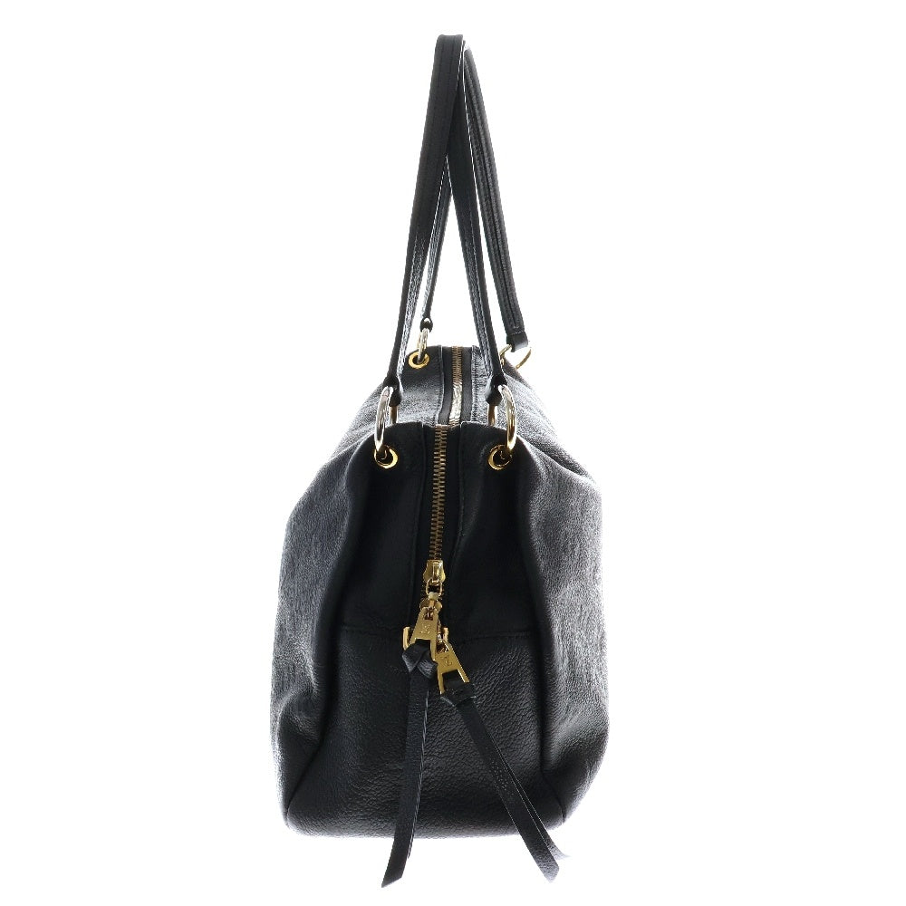 LOUIS VUITTON(ルイヴィトン) モノグラム・アンプラント ポンテュPM ハンドバッグ ブラック レザー ゴールド金具 M43719