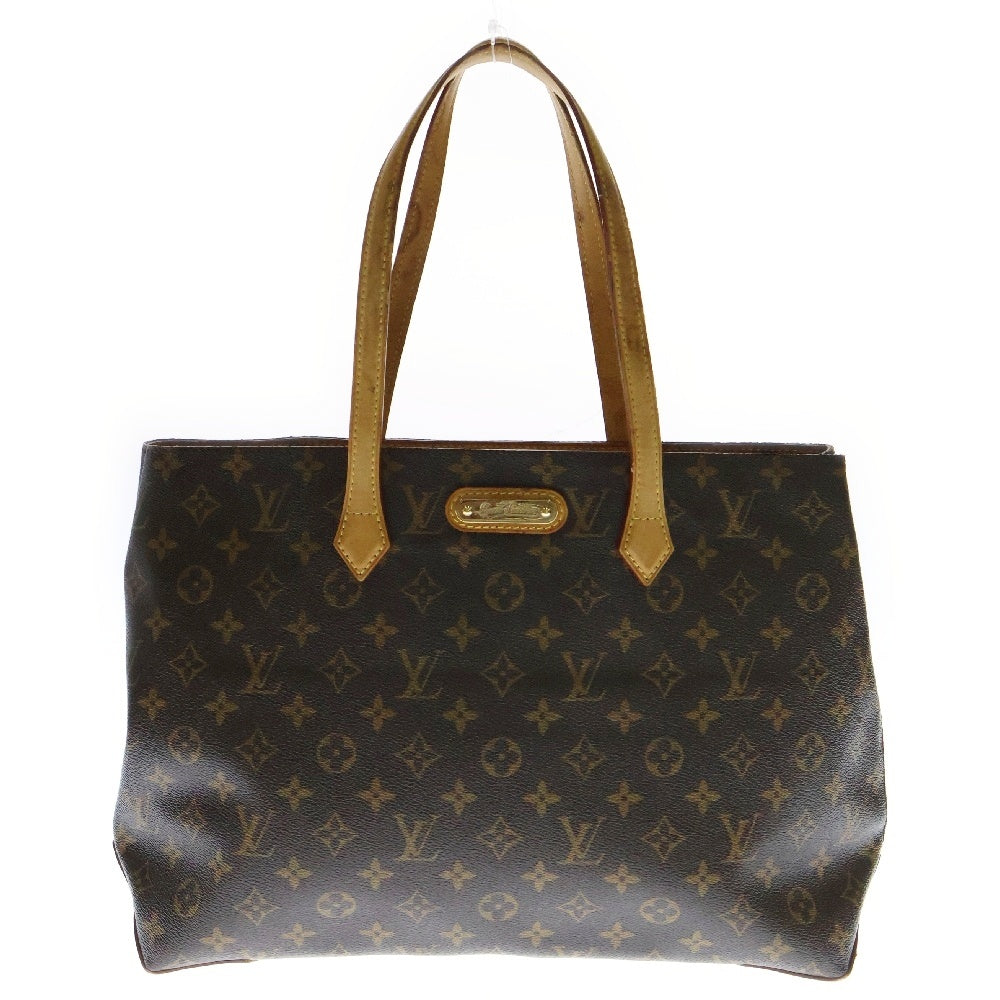 LOUIS VUITTON(ルイヴィトン) モノグラム ウィルシャーMM M45644 ブラウン PVC トートバッグ ショルダーバッグ