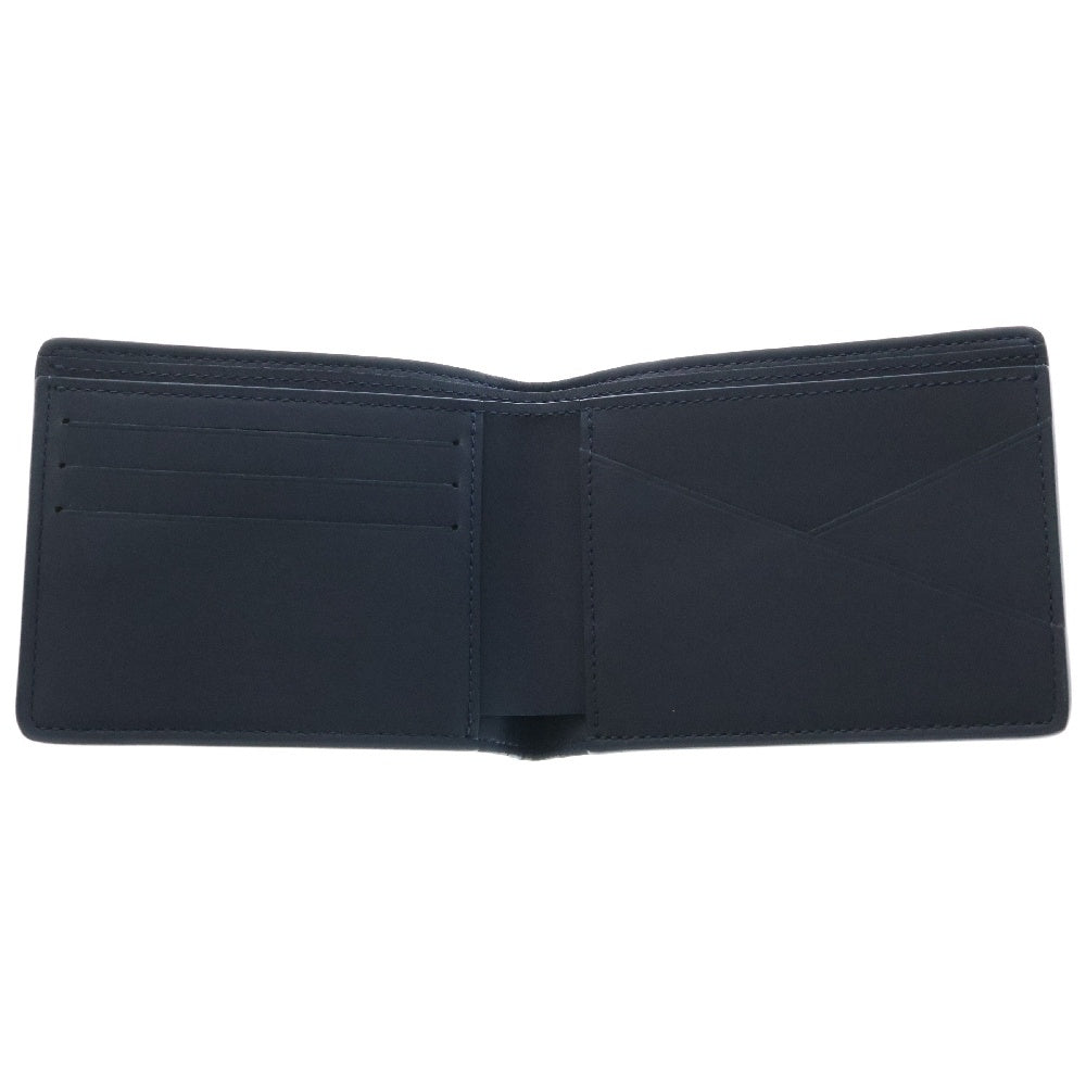 LOUIS VUITTON(ルイヴィトン) モノグラム シャドウ ブルー ポルトフォイユ ミュルティプル RFID M82323