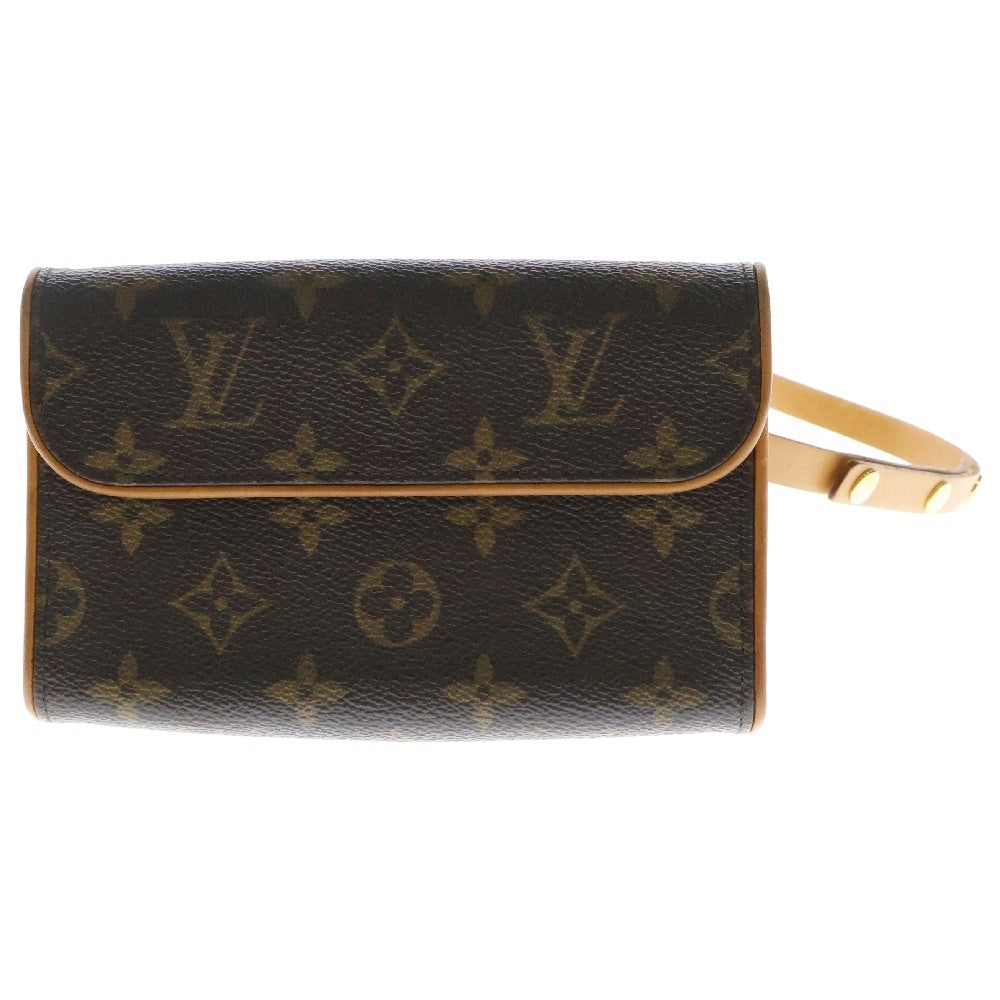 LOUIS VUITTON(ルイヴィトン) モノグラム ポシェットフロランティーヌ レザー ウエストバッグ ボディバッグ ブラウン M51855