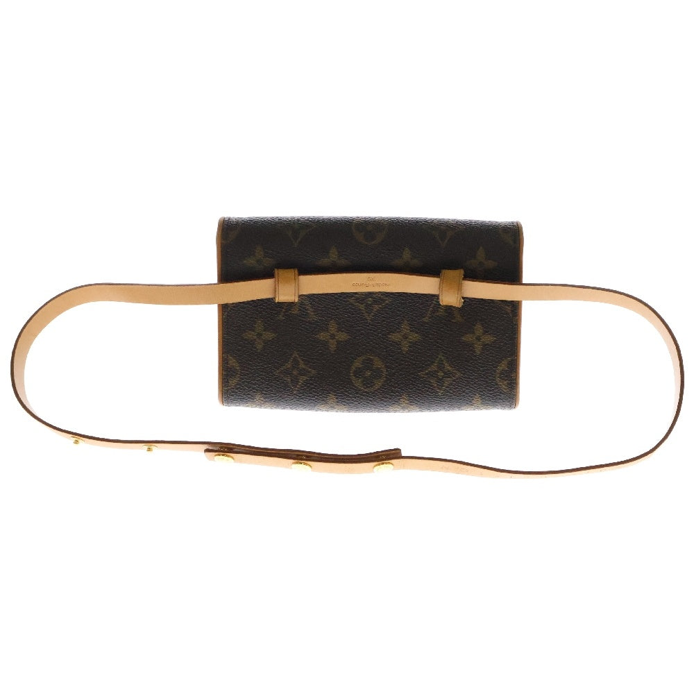 LOUIS VUITTON(ルイヴィトン) モノグラム ポシェットフロランティーヌ レザー ウエストバッグ ボディバッグ ブラウン M51855