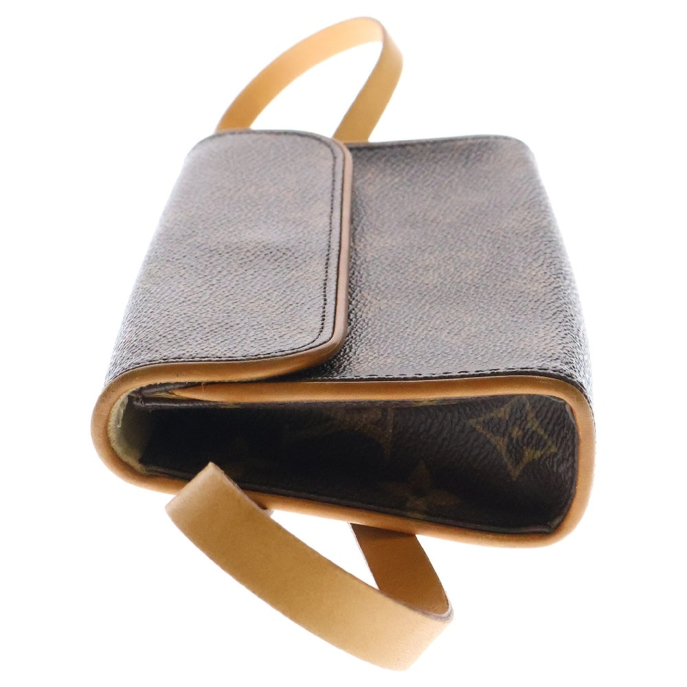 LOUIS VUITTON(ルイヴィトン) モノグラム ポシェットフロランティーヌ レザー ウエストバッグ ボディバッグ ブラウン M51855