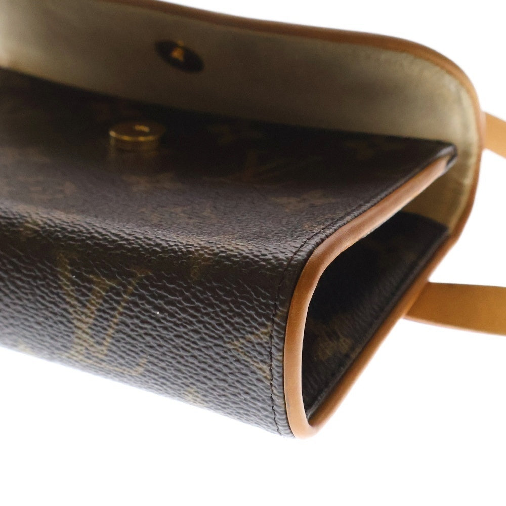 LOUIS VUITTON(ルイヴィトン) モノグラム ポシェットフロランティーヌ レザー ウエストバッグ ボディバッグ ブラウン M51855