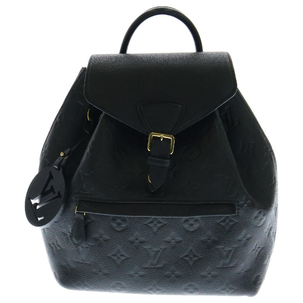 LOUIS VUITTON(ルイヴィトン) モノグラムアンプラント モンスリPM ノワール ブラック レザー バッグパック リュック M45205