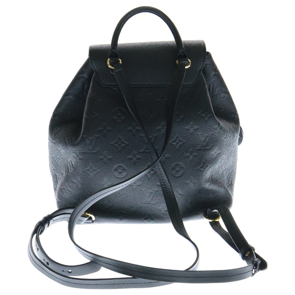 LOUIS VUITTON(ルイヴィトン) モノグラムアンプラント モンスリPM ノワール ブラック レザー バッグパック リュック M45205