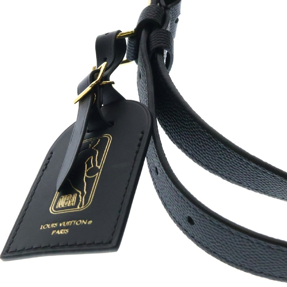 LOUIS VUITTON(ルイヴィトン) ×NBA モノグラム・アンプラント ハンドル・ソフトトランク 黒 PVCレザー RFID M57971