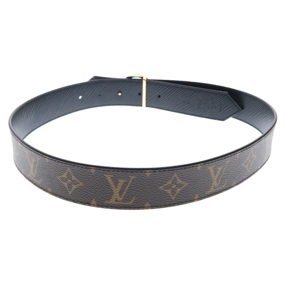 LOUIS VUITTON(ルイヴィトン) サンチュール モノグラム LVサークル リバーシブル ベルト 75/30 ブラウン ゴールド金具 M9935