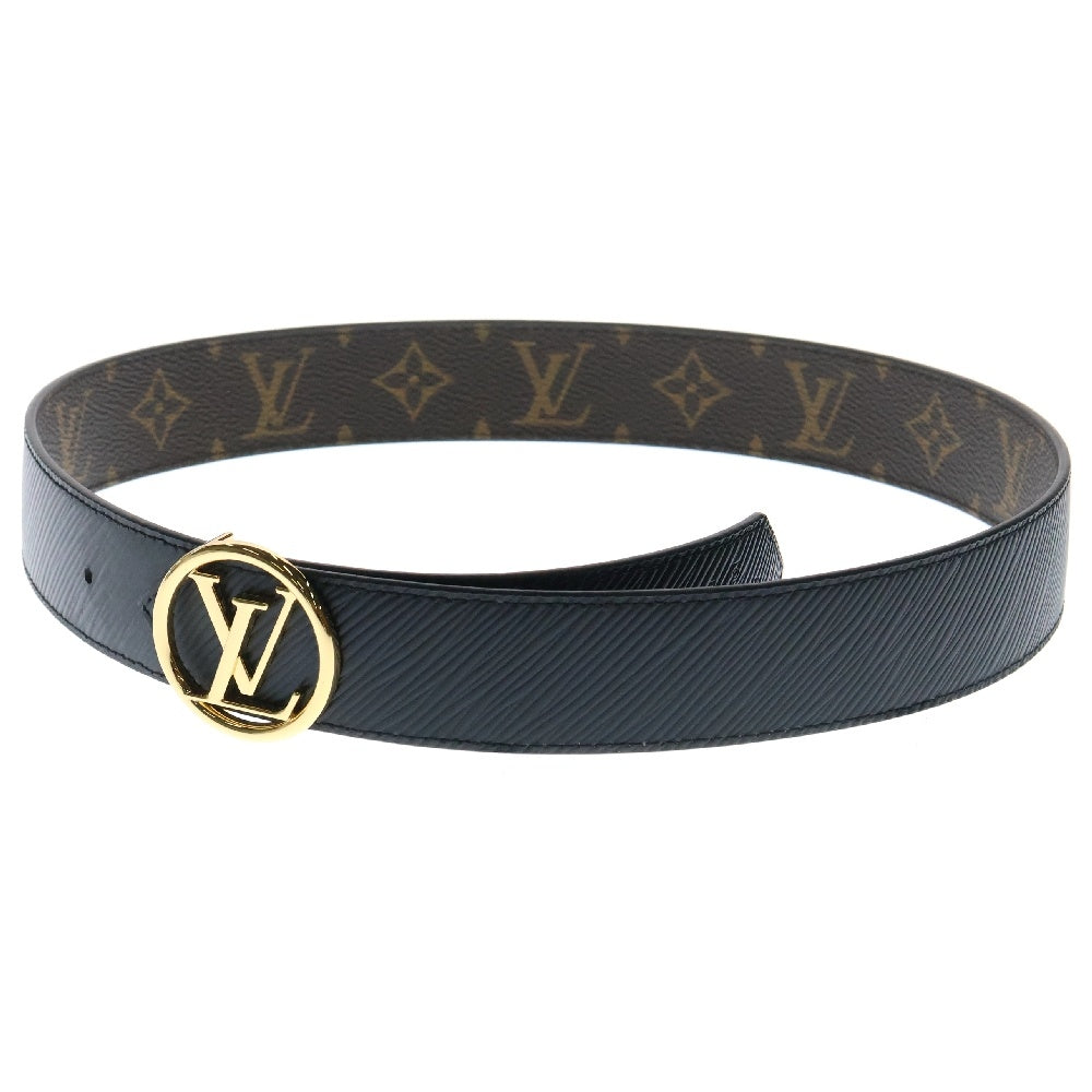 LOUIS VUITTON(ルイヴィトン) サンチュール モノグラム LVサークル リバーシブル ベルト 75/30 ブラウン ゴールド金具 M9935