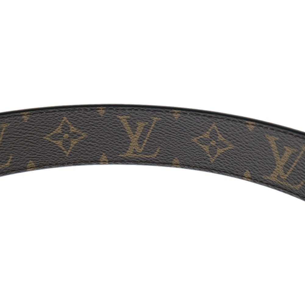 LOUIS VUITTON(ルイヴィトン) サンチュール モノグラム LVサークル リバーシブル ベルト 75/30 ブラウン ゴールド金具 M9935