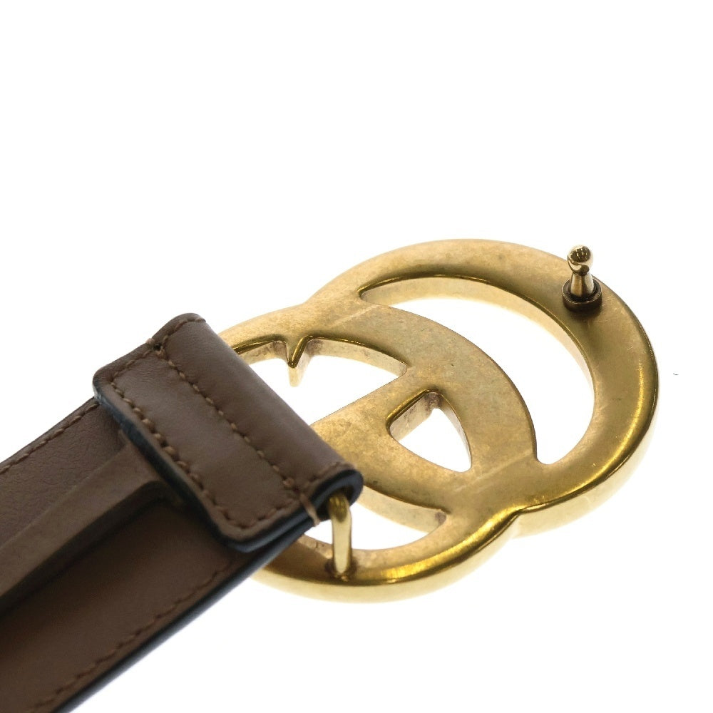 GUCCI(グッチ) GGスプリーム ベルト ピンクベージュ ゴールド金具 レザー 409417