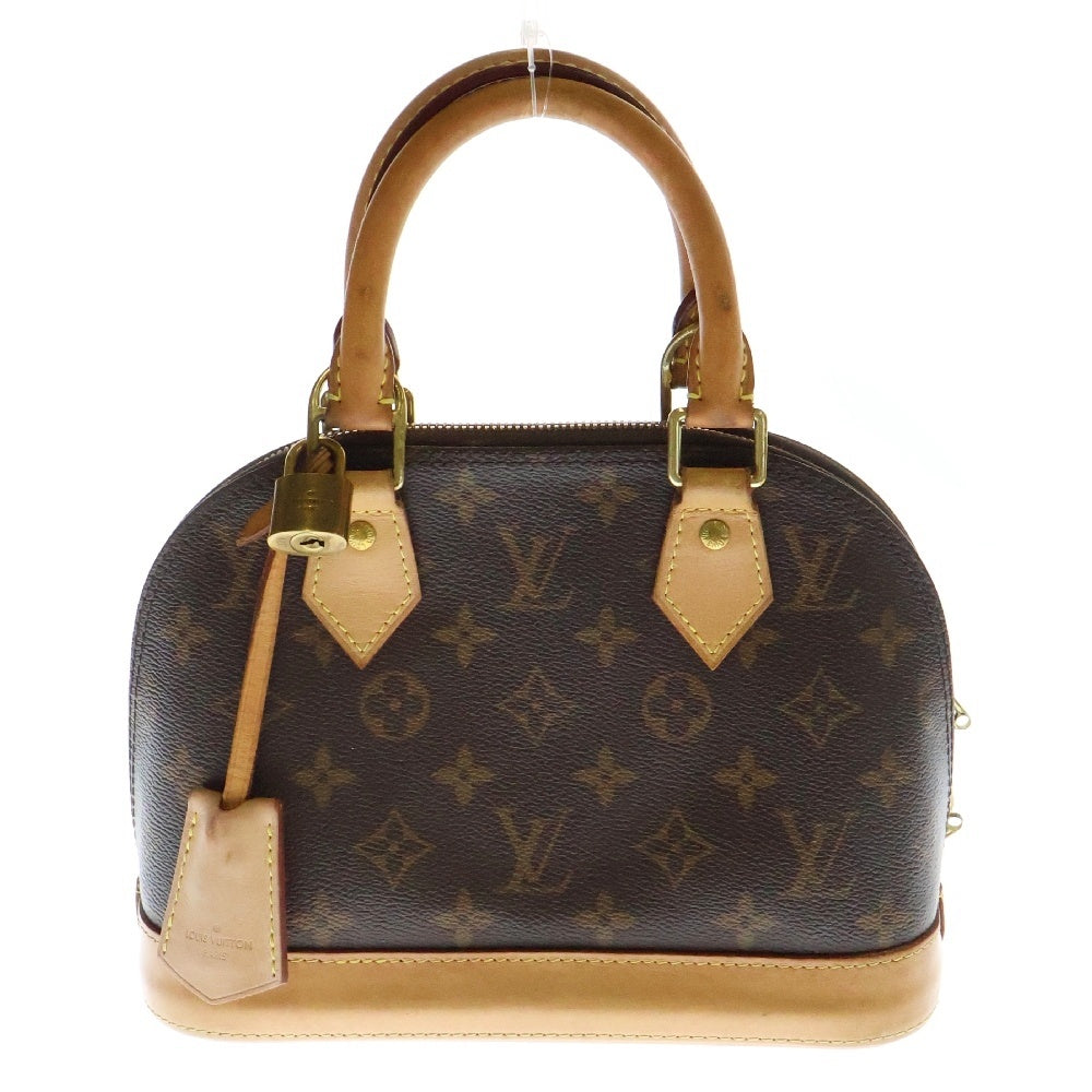 LOUIS VUITTON(ルイヴィトン) モノグラム アルマBB 2WAYバッグ ショルダーバッグ ハンドバッグ ブラウン ゴールド金具 レザー×PVC M53152