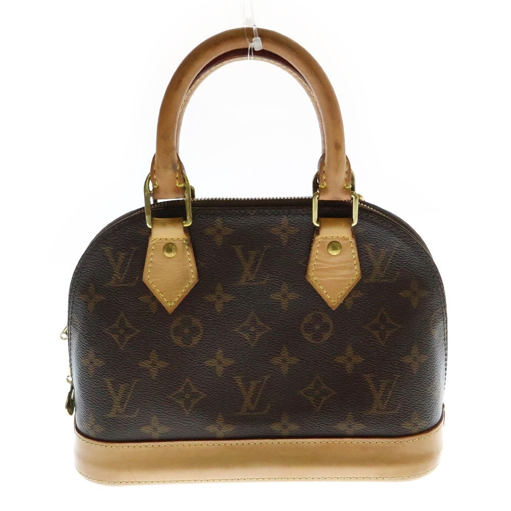 LOUIS VUITTON(ルイヴィトン) モノグラム アルマBB 2WAYバッグ ショルダーバッグ ハンドバッグ ブラウン ゴールド金具 レザー×PVC M53152