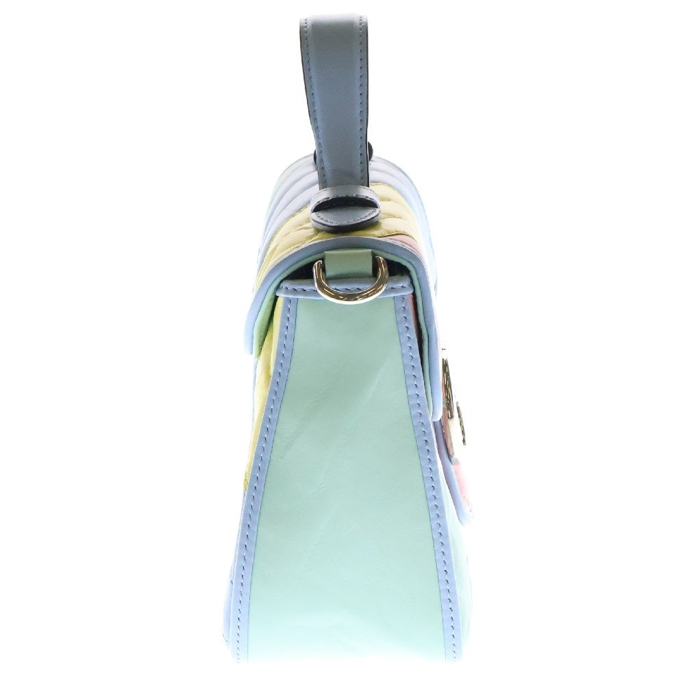 GUCCI(グッチ) GGマーモント レザー2WAYハンドバッグ ショルダーバッグ マルチ 583571