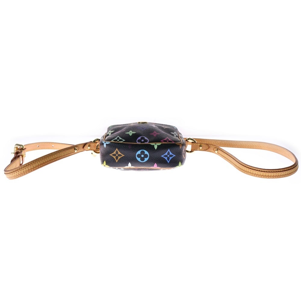 LOUIS VUITTON(ルイヴィトン) モノグラム ショルダーバッグ ミニバッグ マルチカラー ブラック×ブラウン ノワール レザー×PVC ゴールド金具 M40056