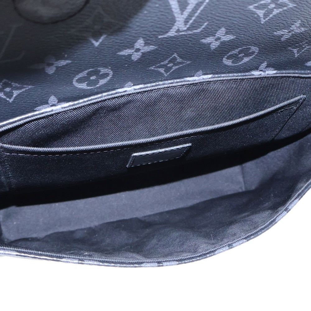 LOUIS VUITTON(ルイヴィトン) モノグラム・エクリプス スティーマーPM 2WAYバッグ ハンドバッグ ショルダーバッグ ブラック ブラック金具 レザー×PVC M46953