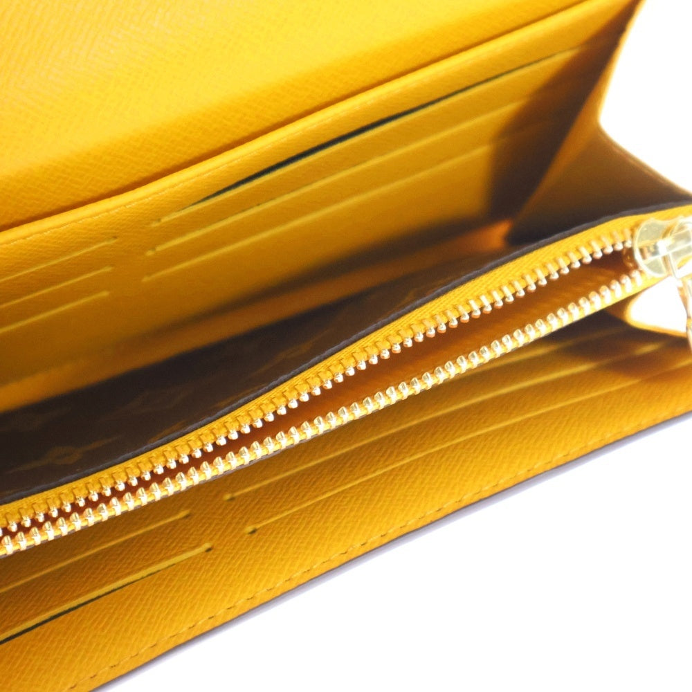 LOUIS VUITTON(ルイヴィトン) ポルトフォイユ・サラ モノグラム ヴィヴィエンヌホリデーシーズン ロングウォレット 長財布 ブラウン/イエロー M81608 RFID