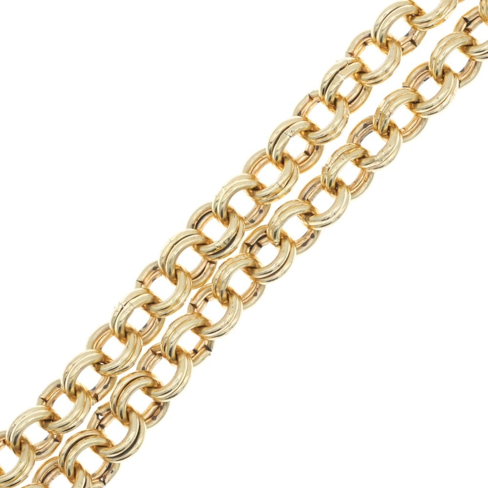 CHANEL(シャネル) 00A ココマーク トリプルココ 3Dネックレス チェーン ペンダント ゴールド×シルバー GP