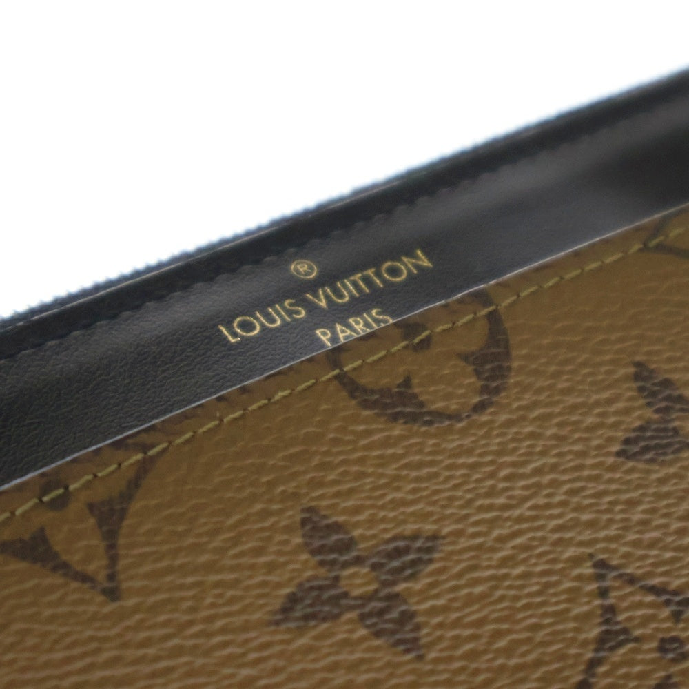 LOUIS VUITTON(ルイヴィトン) モノグラム・リバース スリムパース カードケース 名刺入れ ブラウン PVC ゴールド金具 M80390