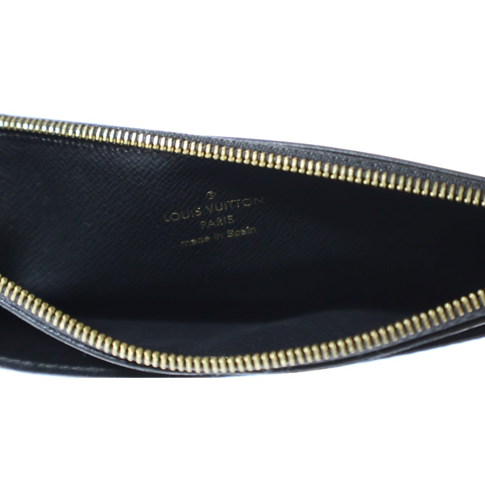 LOUIS VUITTON(ルイヴィトン) モノグラム・リバース スリムパース カードケース 名刺入れ ブラウン PVC ゴールド金具 M80390