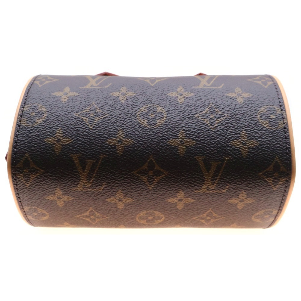 LOUIS VUITTON(ルイヴィトン) モノグラム ナノ・スピーディ ディーティング ブラウン PVC ショルダーバッグ ハンドバッグ