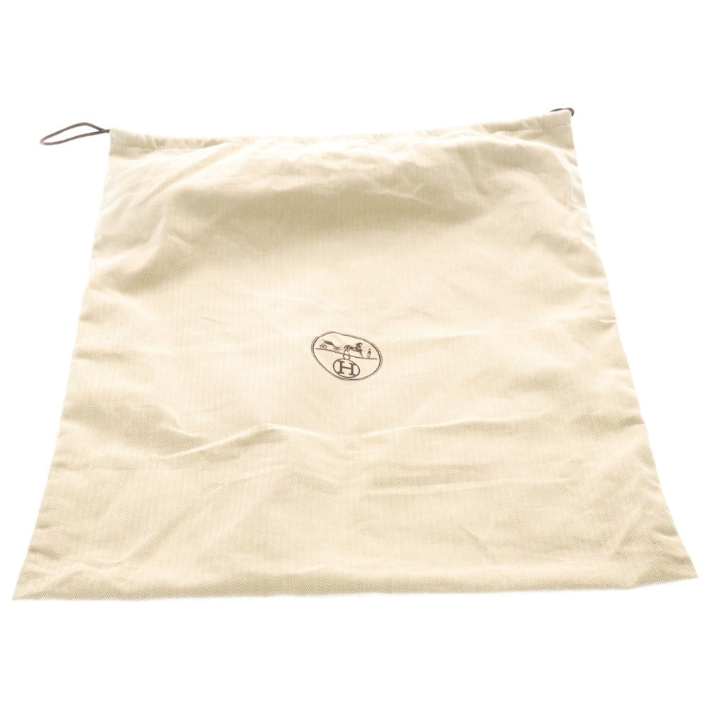 HERMES(エルメス) ガーデンファイル MM トワルアッシュ×ネゴンダ ブラック ネイビー トートバッグ シルバー金具 Z刻印