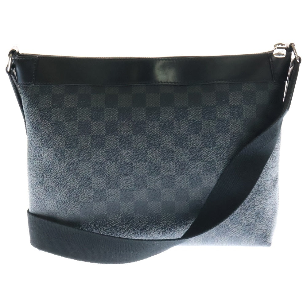 LOUIS VUITTON(ルイヴィトン) ダミエ グラフィット ミックPM ショルダーバッグ メッセンジャーバッグ ブラック シルバー金具 N40003