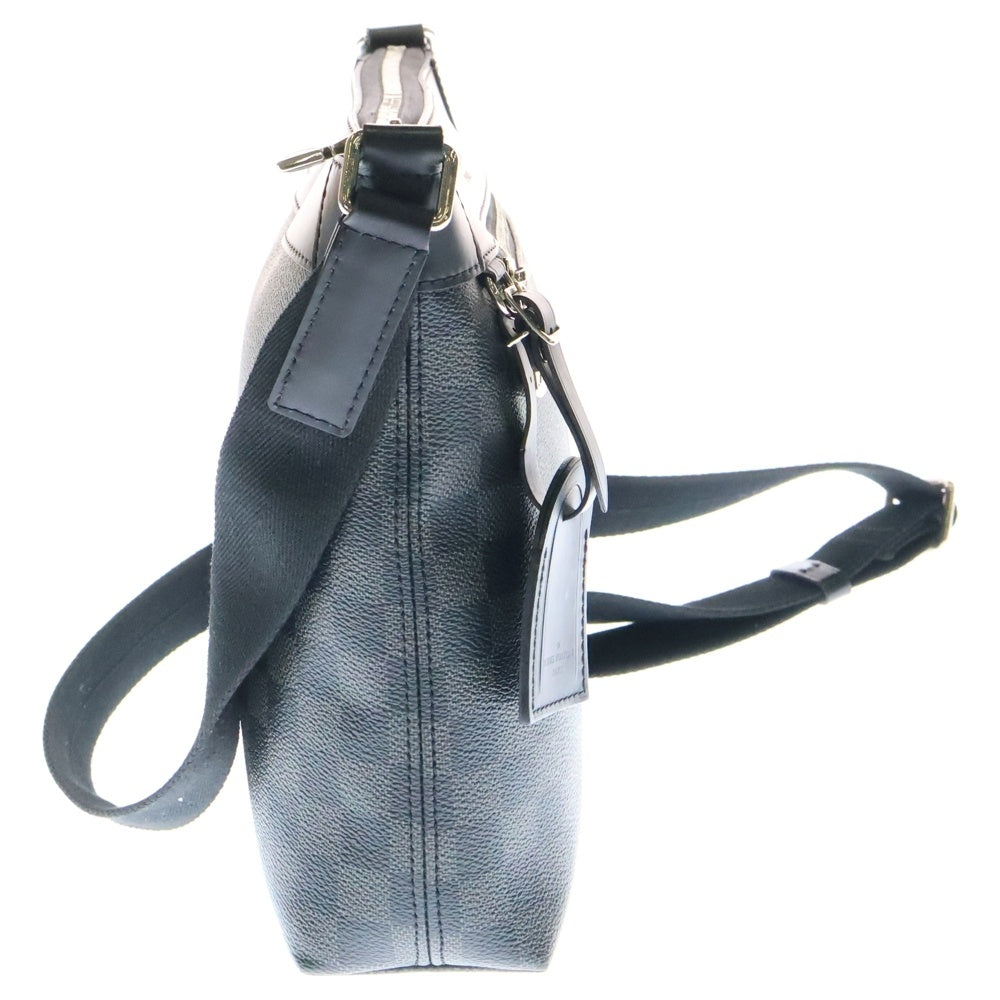 LOUIS VUITTON(ルイヴィトン) ダミエ グラフィット ミックPM ショルダーバッグ メッセンジャーバッグ ブラック シルバー金具 N40003
